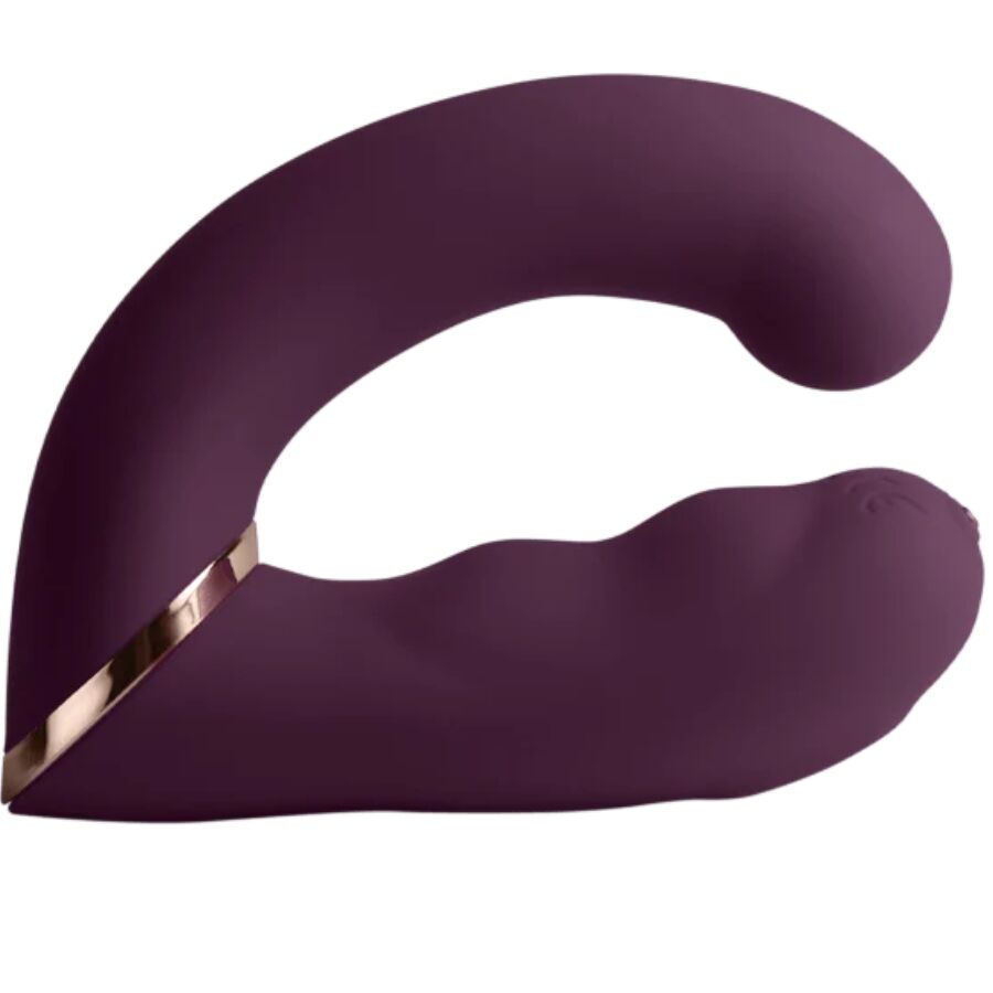 ROCKS-OFF - GEMINI DOUBLE VIBRATOR CLITORAL STIMULATOR G-SPOT PURPLE