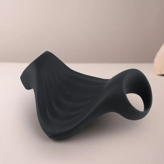 ROCKS-OFF - VIBRATORE FLESSIBILE PALM BLACK MASTURBATOR