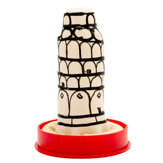 CONDOMERIE - PRESERVATIVI NOVITÀ DIPINTI A MANO TORRE DI PISA