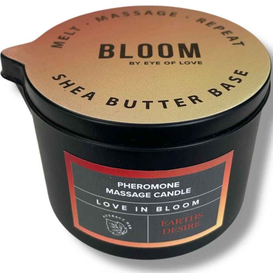 EYE OF LOVE - BLOOM CANDELA DA MASSAGGIO SATIVA EARTHS DESIRE 150 ML