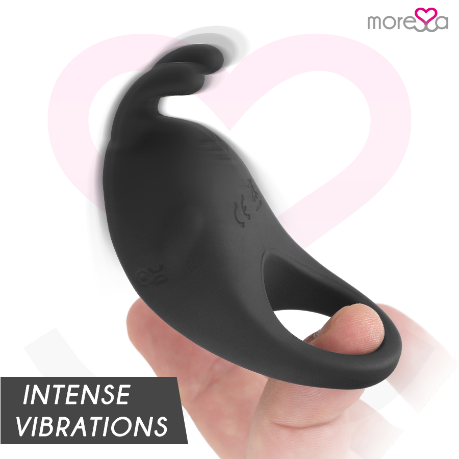 MORESSA - BRAD PREMIUM SILICONE RECHARGEABLE BLACK - 3