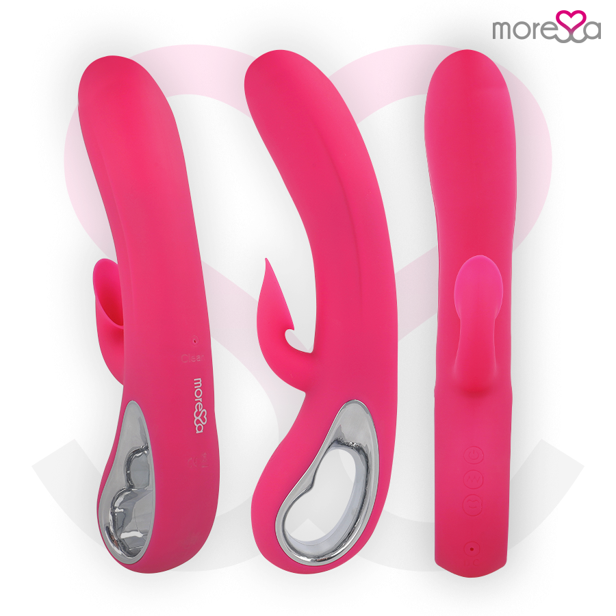 MORESSA - DUSTIN ASPIRAZIONE CLITORIDEA E VIBRAZIONE POTENTE SILICONE PREMIUM RICARICABILE - Secretroomsexyshop