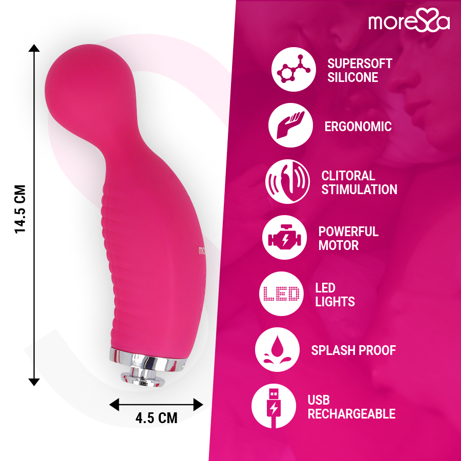 MORESSA - KIRK DUO STIMULATING WAVES + RECHARGEABLE PREMIUM SILICONE MULTI-FUNCTION MASSAGER - 4