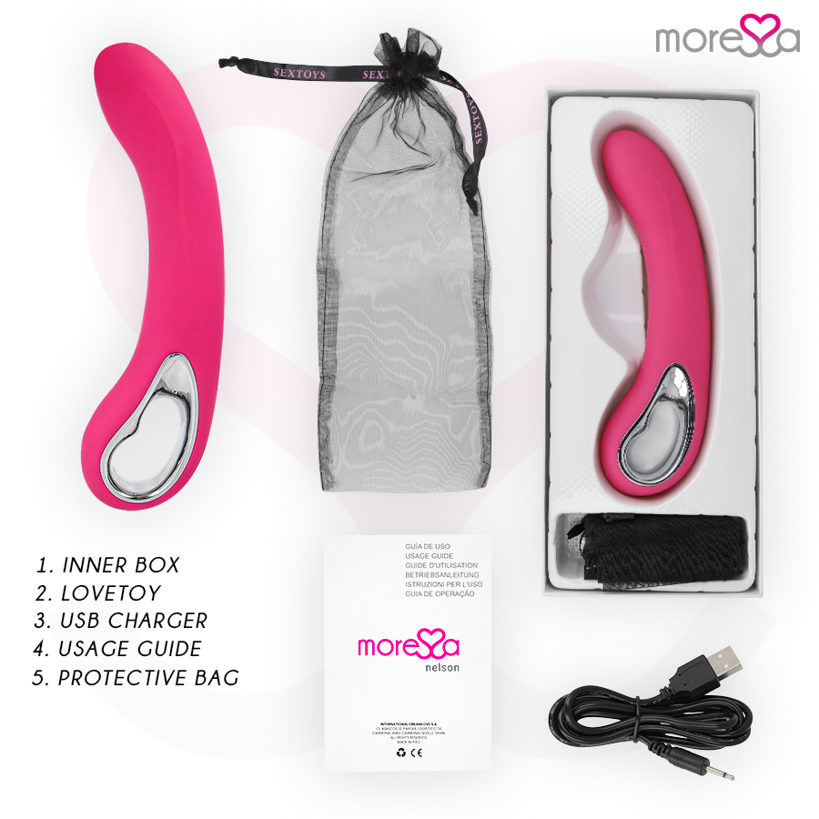 MORESSA - NELSON PREMIUM SILICONE RECHARGEABLE - 6