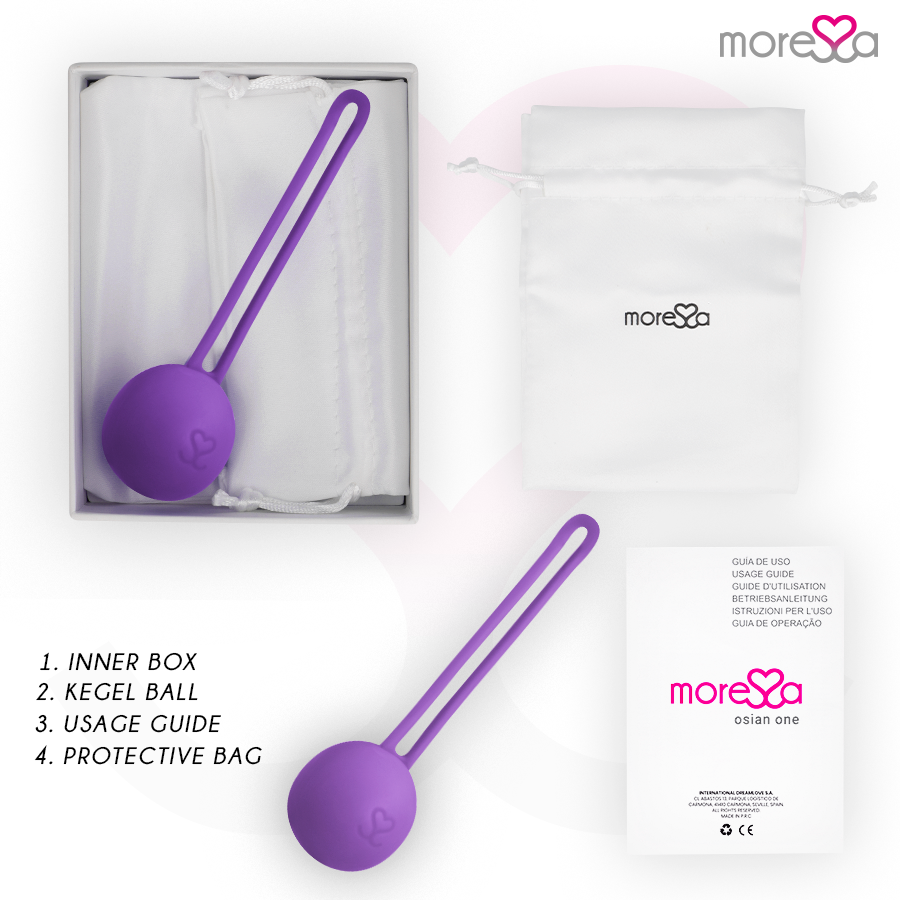 MORESSA - OSIAN ONE PREMIUM SILICONE LILLA - Secretroomsexyshop
