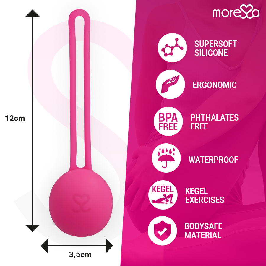 MORESSA - OSIAN ONE PREMIUM SILICONE ROSA - Secretroomsexyshop