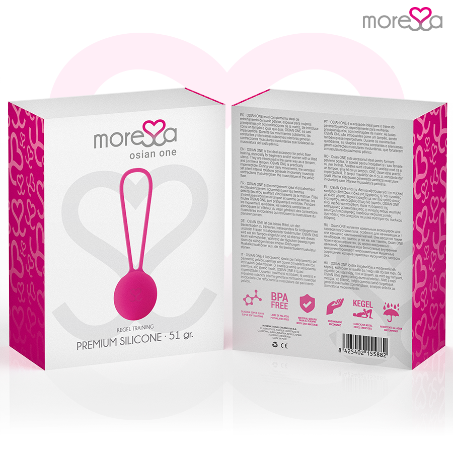 MORESSA - OSIAN ONE PREMIUM SILICONE ROSA - Secretroomsexyshop