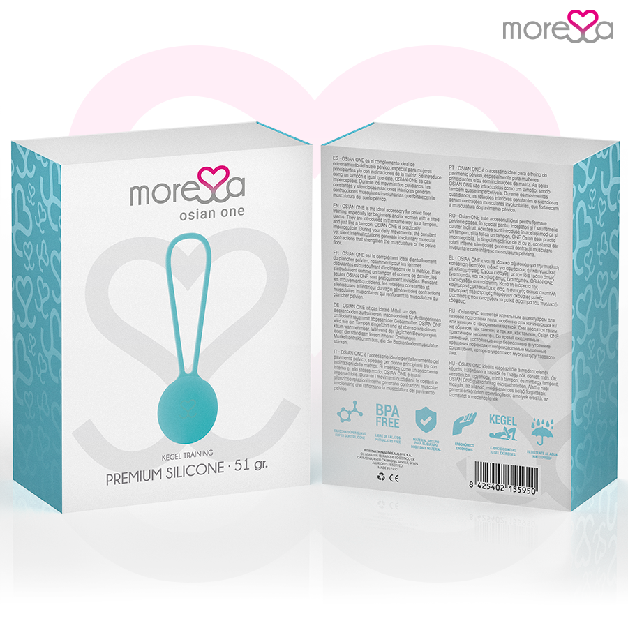 MORESSA - OSIAN ONE PREMIUM SILICONE TURCHESE - Secretroomsexyshop