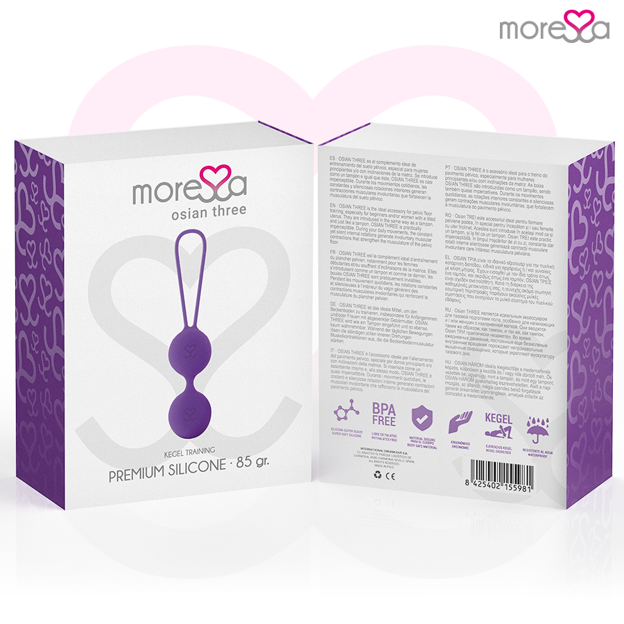 MORESSA - OSIAN TRE PREMIUM SILICONE LILLA