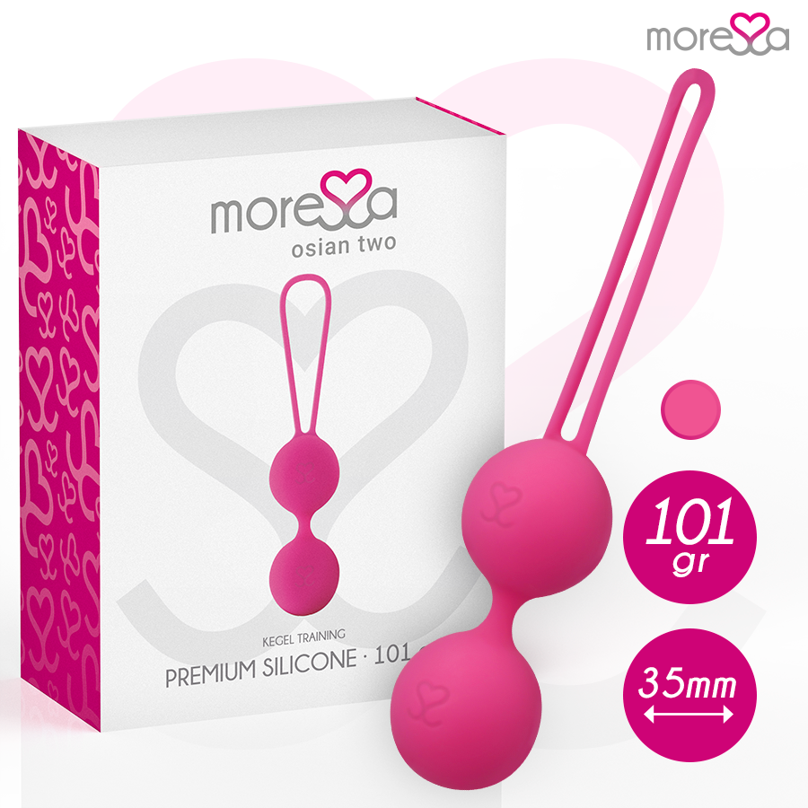 MORESSA - OSIAN DUE SILICONE PREMIUM ROSA - Secretroomsexyshop