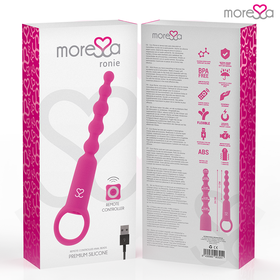 MORESSA - RONIE REMOTE CONTROL PINK ANAL PLEASURE