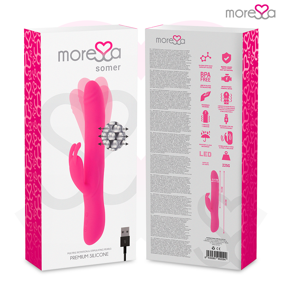 MORESSA - SOMER PREMIUM VIBRATOR WITH MULTIPLE ROTATION - 8
