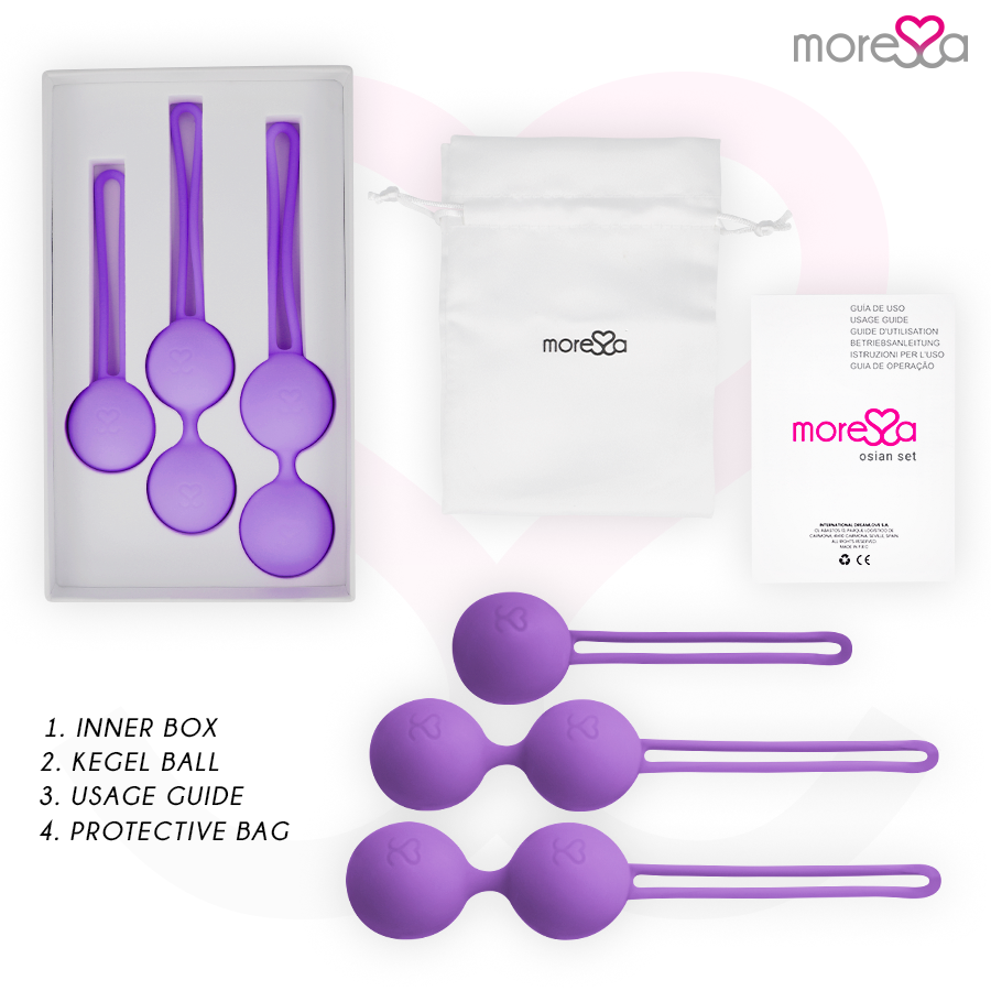 MORESSA - OSIAN PREMIUM SET IN LILAC SILICONE