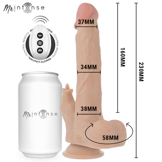 MR INTENSE - REDFORD PENE REALISTICO TELECOMANDO 23 CM -O- 3,5 CM