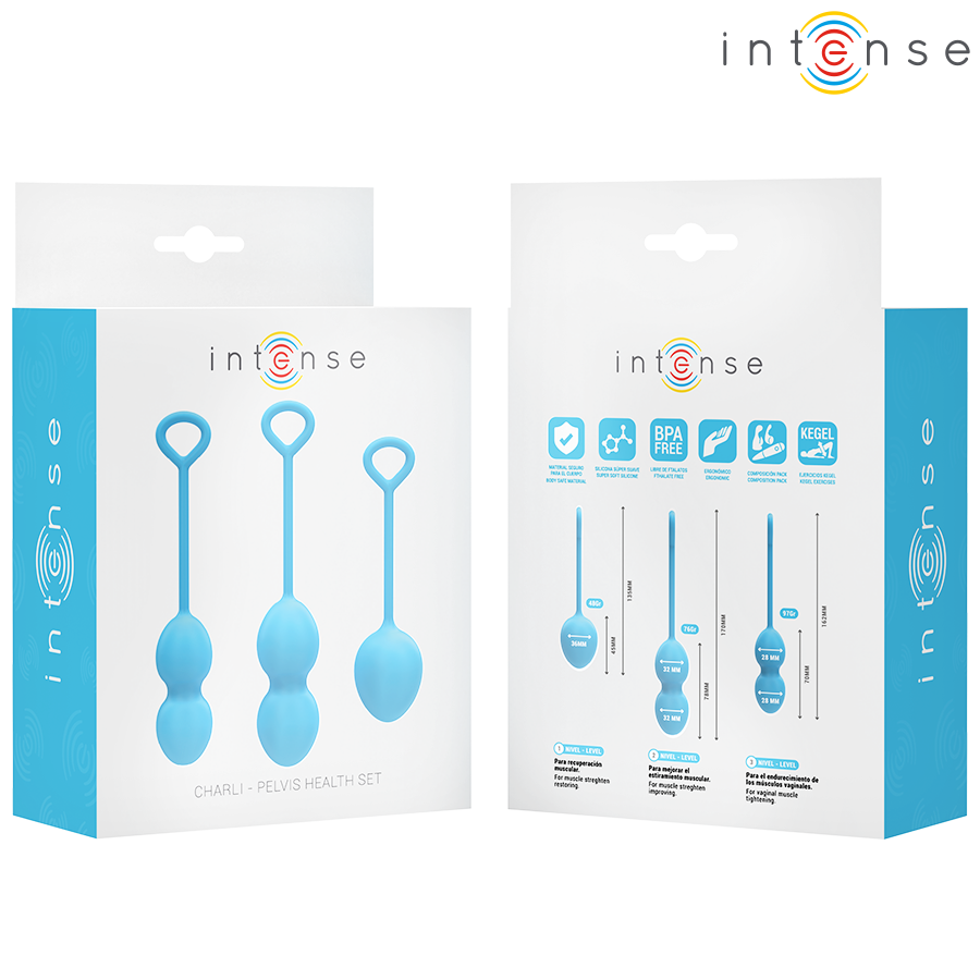 INTENSE - CHARLI BLUE KEGEL BALL KIT