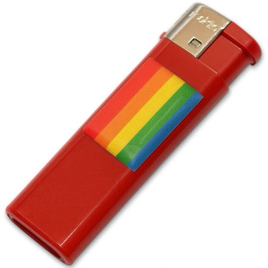 PRIDE - LIGHTER RED WITH LGBT FLAG - 1