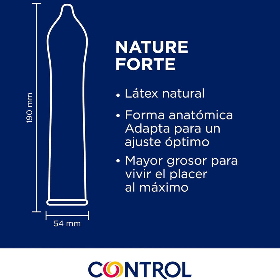 CONTROL - PRESERVATIVI NATURE FORTE 144 UNITÀ - Secretroomsexyshop