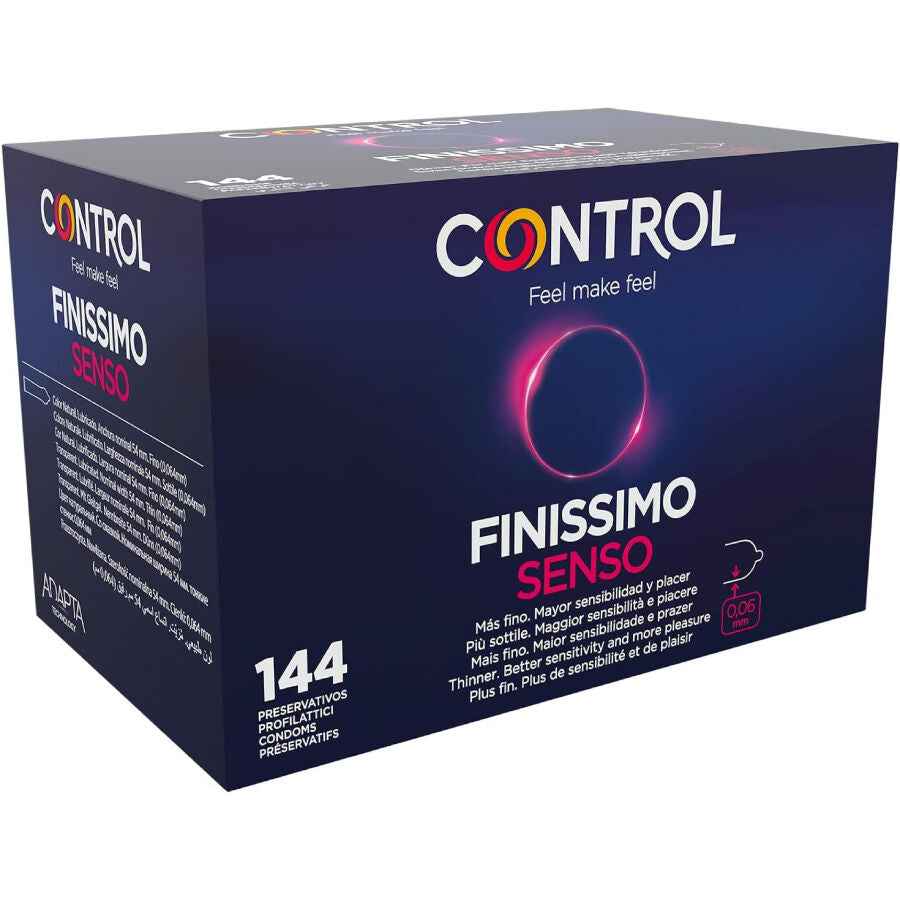 CONTROL - PRESERVATIVI FINISSIMO SENSO 144 UNITÀ - Secretroomsexyshop