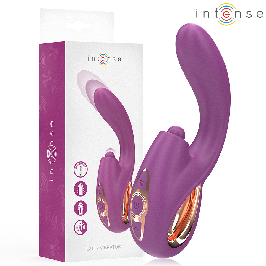 INTENSE - LALI MULTIFUNCTIONAL G-SPOT VIBRATOR TAPPING & THRUST & VIBRATION PURPLE