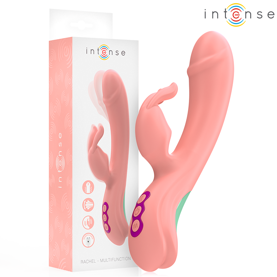 INTENSE - RACHEL RABBIT VIBRATOR 5 VIBRAZIONI ROSA