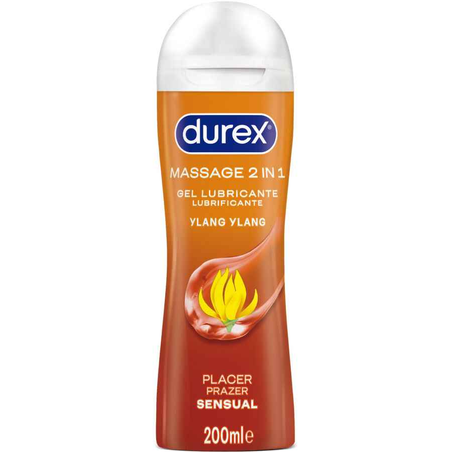 DUREX - GEL LUBRIFICANTE DA MASSAGGIO SENSUALE YLANG YLANG 200 ML - Secretroomsexyshop