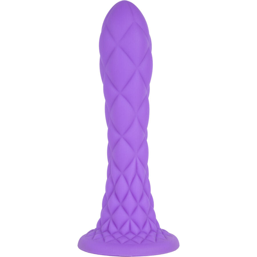 SILEXD - DILDO DA SOGNO FANTASY SILICONE LIQUIDO TERMOREATTIVO VIOLA 18,5 CM