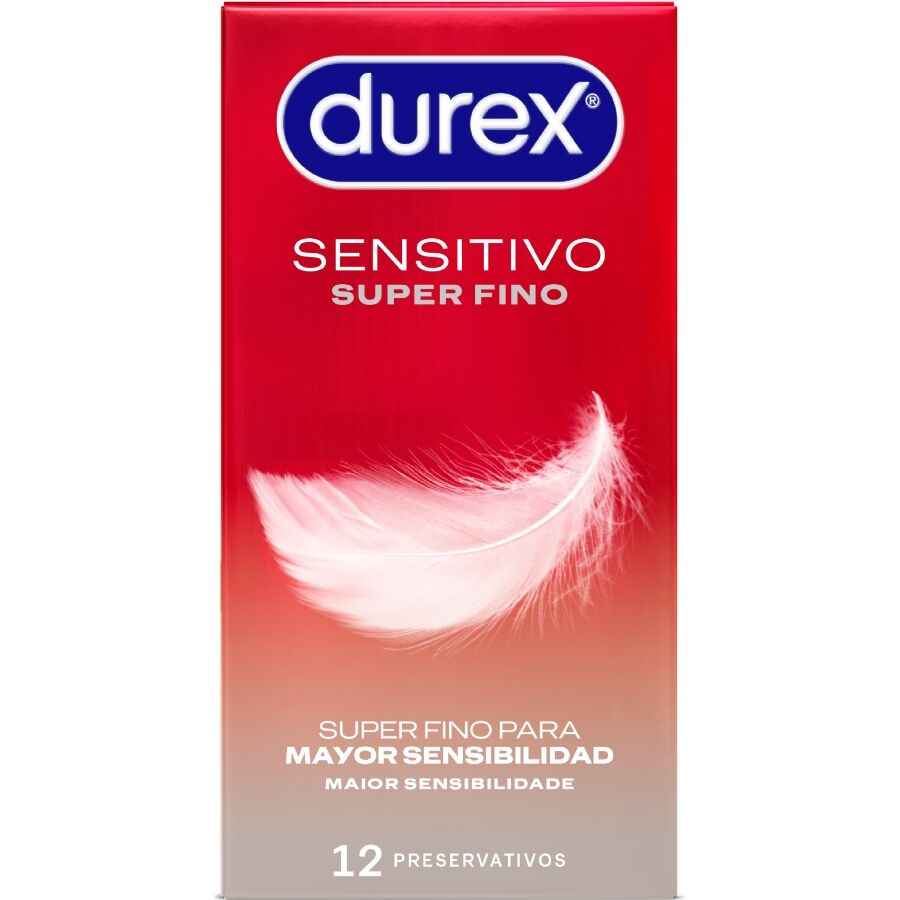 DUREX - SUPER SOTTILI SENSITIVE 12 UNITÀ - Secretroomsexyshop