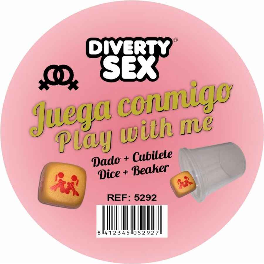 DIABLO PICANTE - DADI DORATI CON POSIZIONI FEMMINILI E CUBO