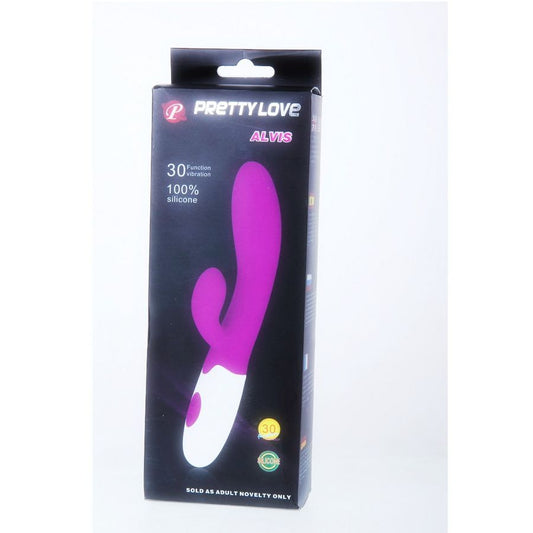PRETTY LOVE - FLIRTATION ALVIS VIBRATOR WITH CLITORIS STIMULATOR - 1