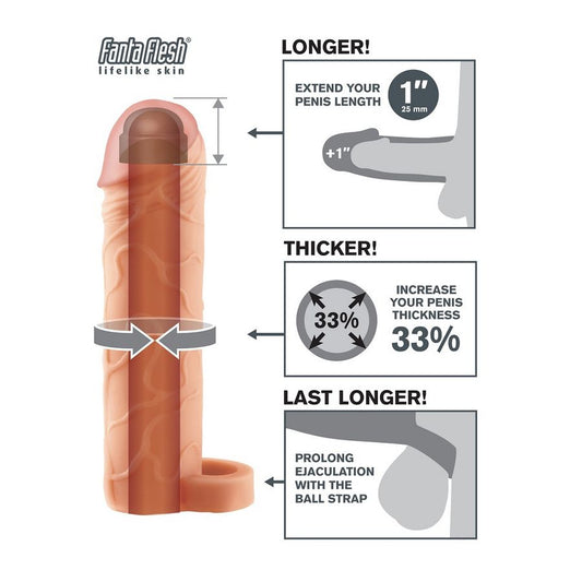 FANTASY X- TENSIONS - PELLE PERFECT 1 EXTENSION BALL STRAP - Secretroomsexyshop