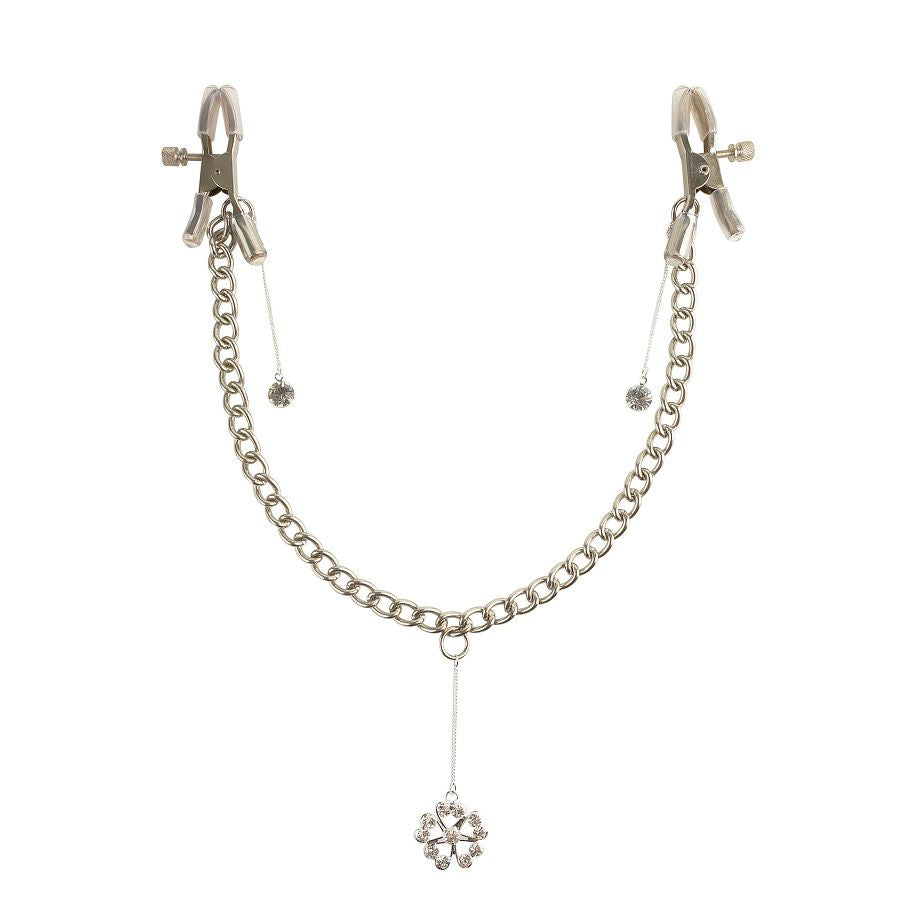 FETISH FANTASY SERIES - CRYSTAL NIPPLE CLAMPS, - 4