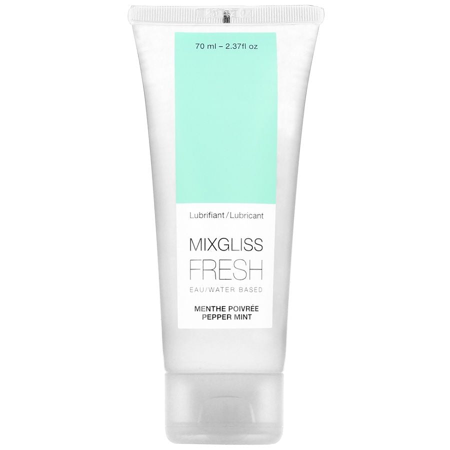MIXGLISS - LUBRIFICANTE A BASE ACQUA EFFETTO FREDDO GUSTO MENTA 70 ML - Secretroomsexyshop