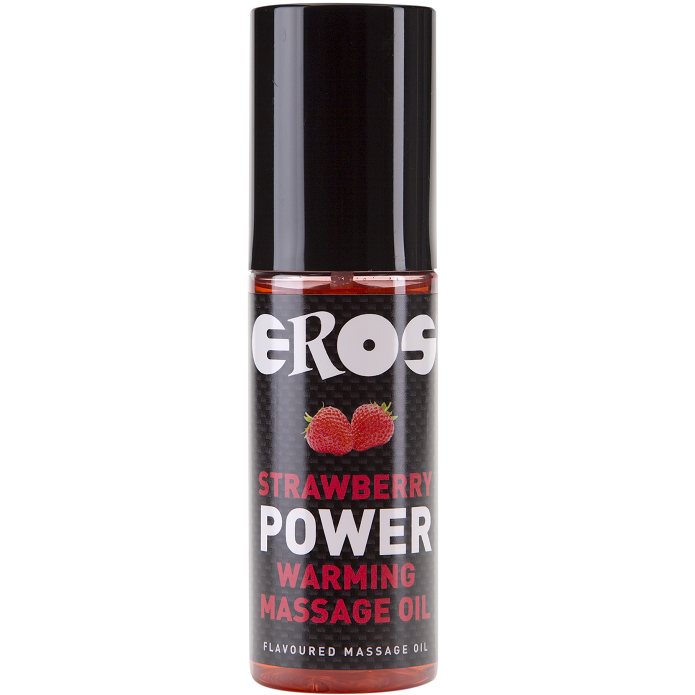 EROS STRAWBERRY POWER WARMING MASSAGE OIL - 1