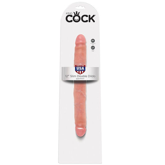 KING COCK - DOPPIO DILDO SOTTILE 30 CM - Secretroomsexyshop