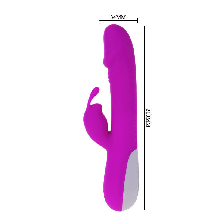 PRETTY LOVE - FLIRTATION ROBERT VIBRATOR WITH CLITORIS STIMULATOR - 4