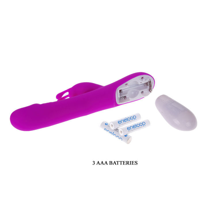 PRETTY LOVE - FLIRTATION ROBERT VIBRATOR WITH CLITORIS STIMULATOR - 5