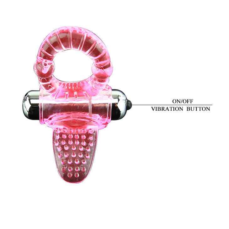 BAILE - ANELLO DOLCE ABS 10 RITMI ANELLO VIBRATORE PENE ROSA - Secretroomsexyshop