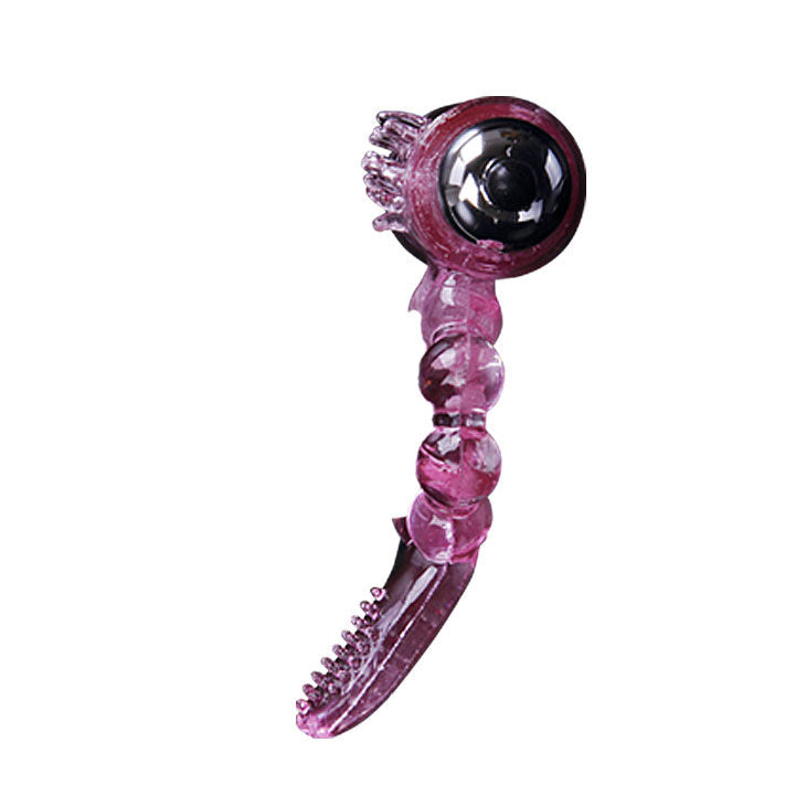 BAILE - SILICONE RING 10 TONGUE RHYTHMS WITH PINK VIBRATION - 6
