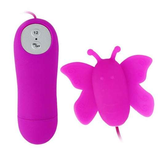 BAILE - LOVE EGGS BUTTERFLY CLITORIS STIMULATOR 12 SPEEDS LILAC REMOTE CONTROL - 1