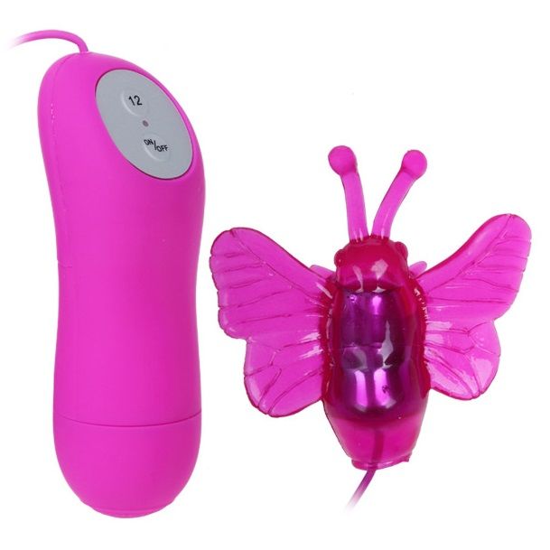 BAILE - CUTE SECRET BUTTERFLY STIMULATOR VIBRATOR 12V - 8