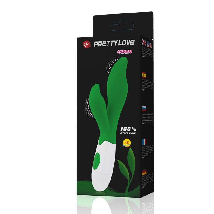 PRETTY LOVE - FLIRTATION OWEN GREEN VIBRATOR - 4