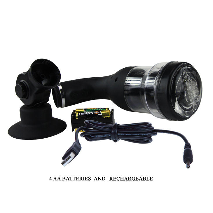 BAILE - MASTURBATORE AUTOMATICO ROTATION LOVER CON SUPPORTO - Secretroomsexyshop