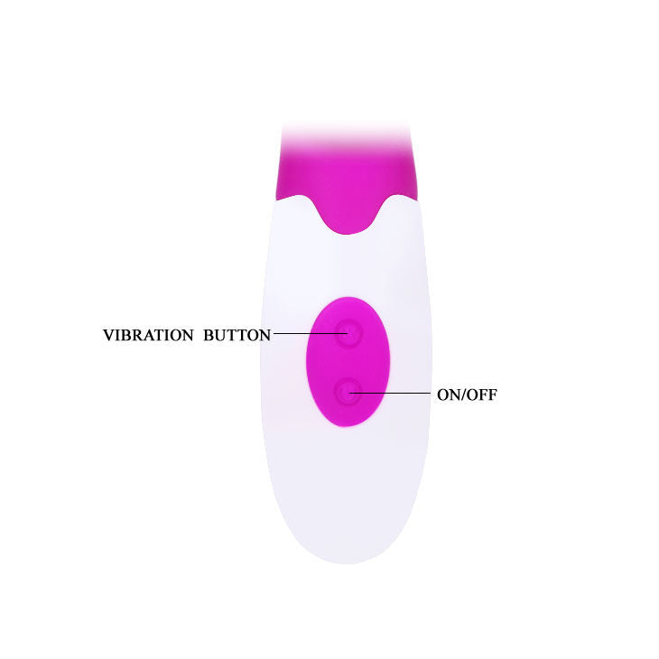 PRETTY LOVE - FLIRTATION ALVIS VIBRATOR WITH CLITORIS STIMULATOR - 5