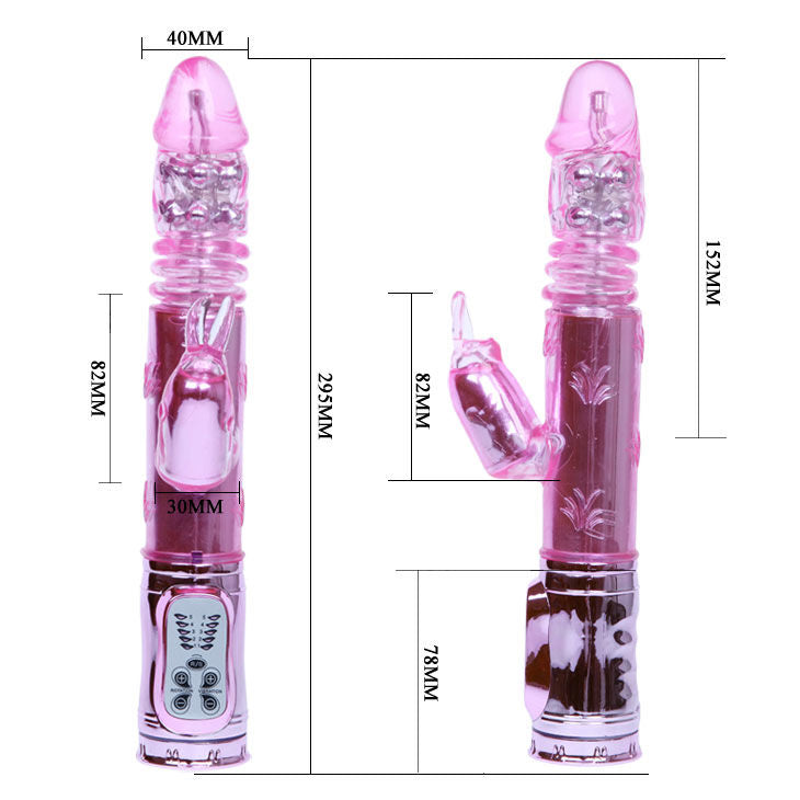 BAILE - ROTATORE RAMPANTE ROSA CONIGLIETTO PULSANTE - Secretroomsexyshop