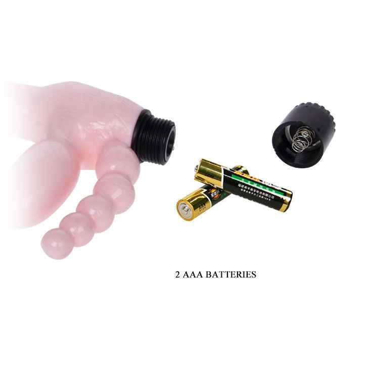 BAILE - IMBRAGATURA SENZA CORDA TPR CON VIBRAZIONE E STIMOLAZIONE ANALE 25.4 CM - Secretroomsexyshop