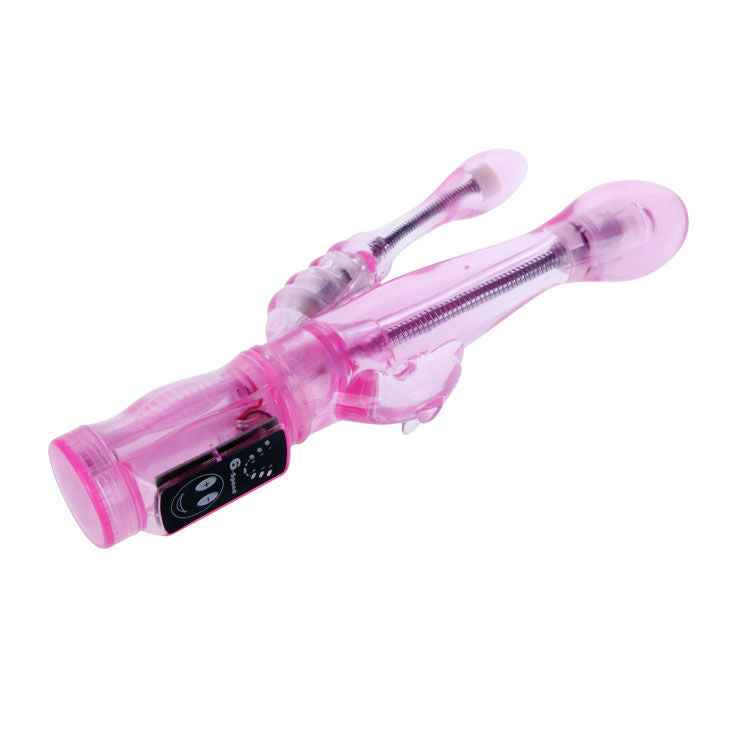 BAILE - VIBRATORE FLESSIBILE CON STIMOLATORE ANALE - Secretroomsexyshop
