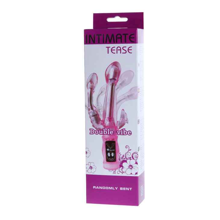 BAILE - VIBRATORE FLESSIBILE CON STIMOLATORE ANALE - Secretroomsexyshop
