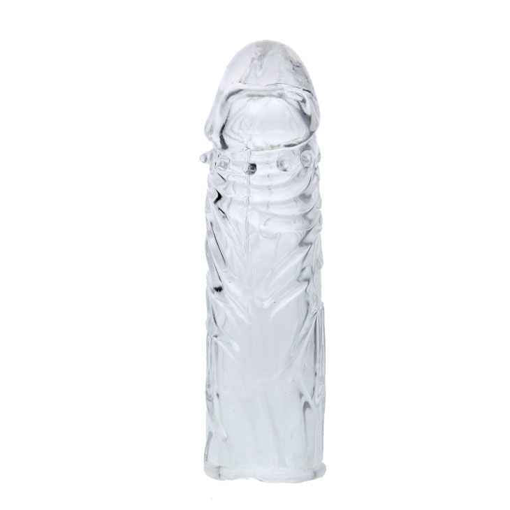 BAILE - COPERTURA PENE IN SILICONE STIMOLANTE ROSA 13 CM - Secretroomsexyshop