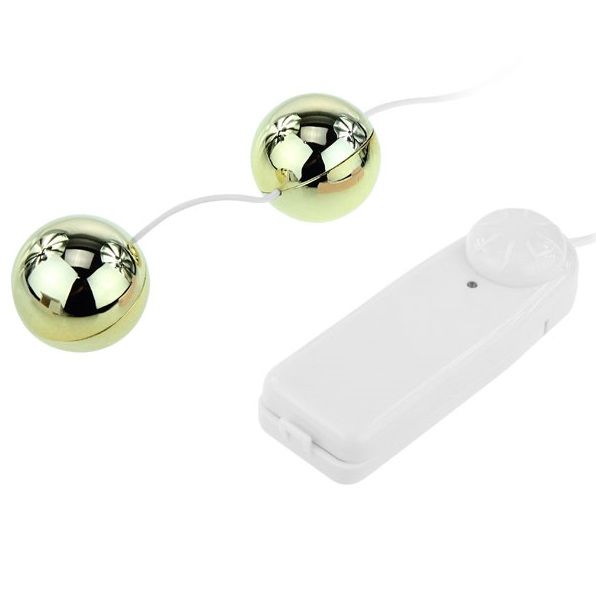 BAILE - VIBRATORE A SFERE CINESI GOLDEN - Secretroomsexyshop