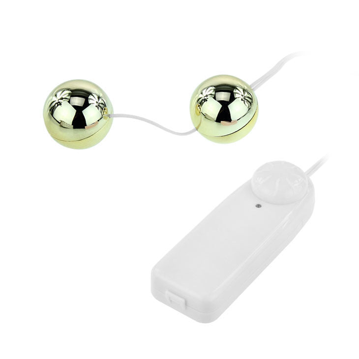 BAILE - VIBRATORE A SFERE CINESI GOLDEN - Secretroomsexyshop